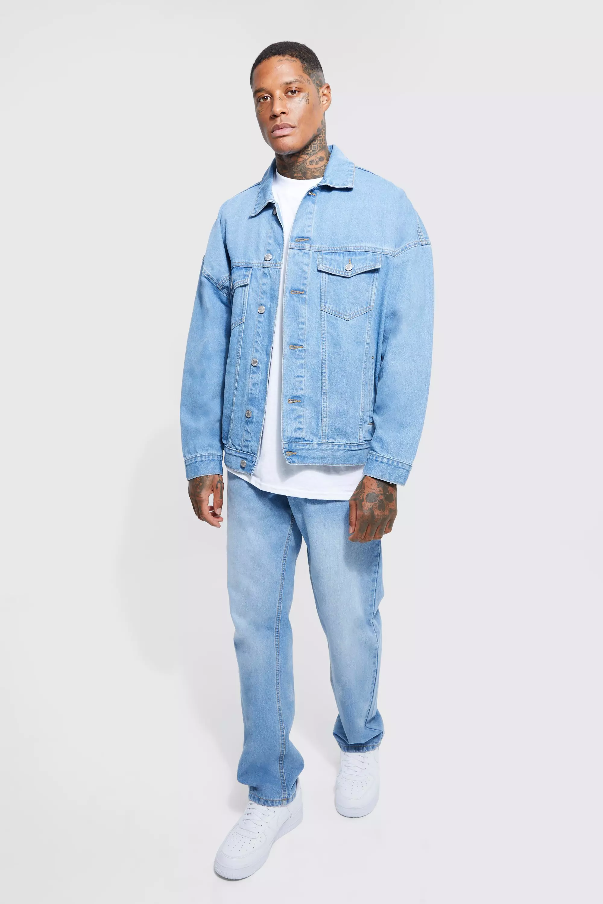 Blouson discount jean oversize